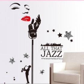 All That Jazz Music - Marilyn Monroe Wall Decals 